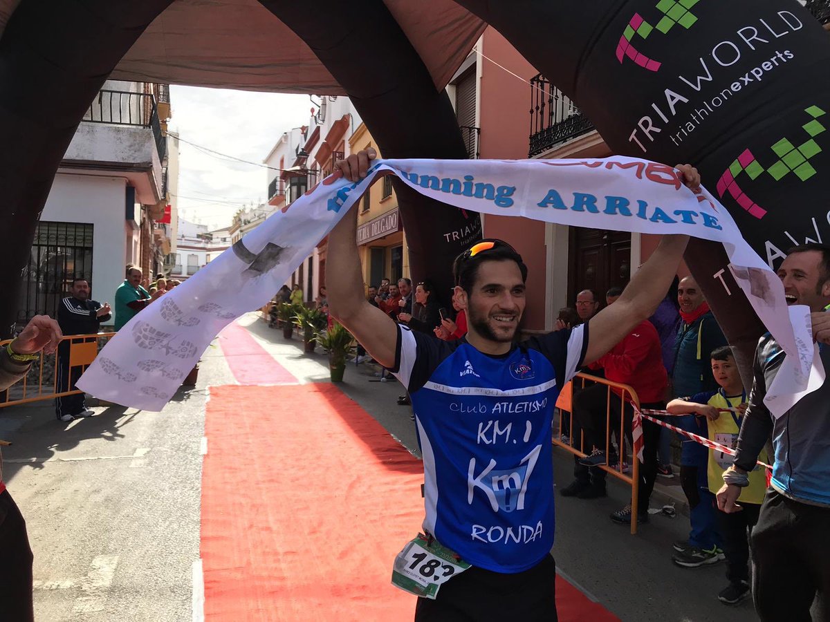 Km1Ronda's tweet photo. Desafío Las Cumbres de Arriate 
Gerardo Pérez Clotet 
Enhorabuena campeón !!!! https://t.co/2czQIzk7au