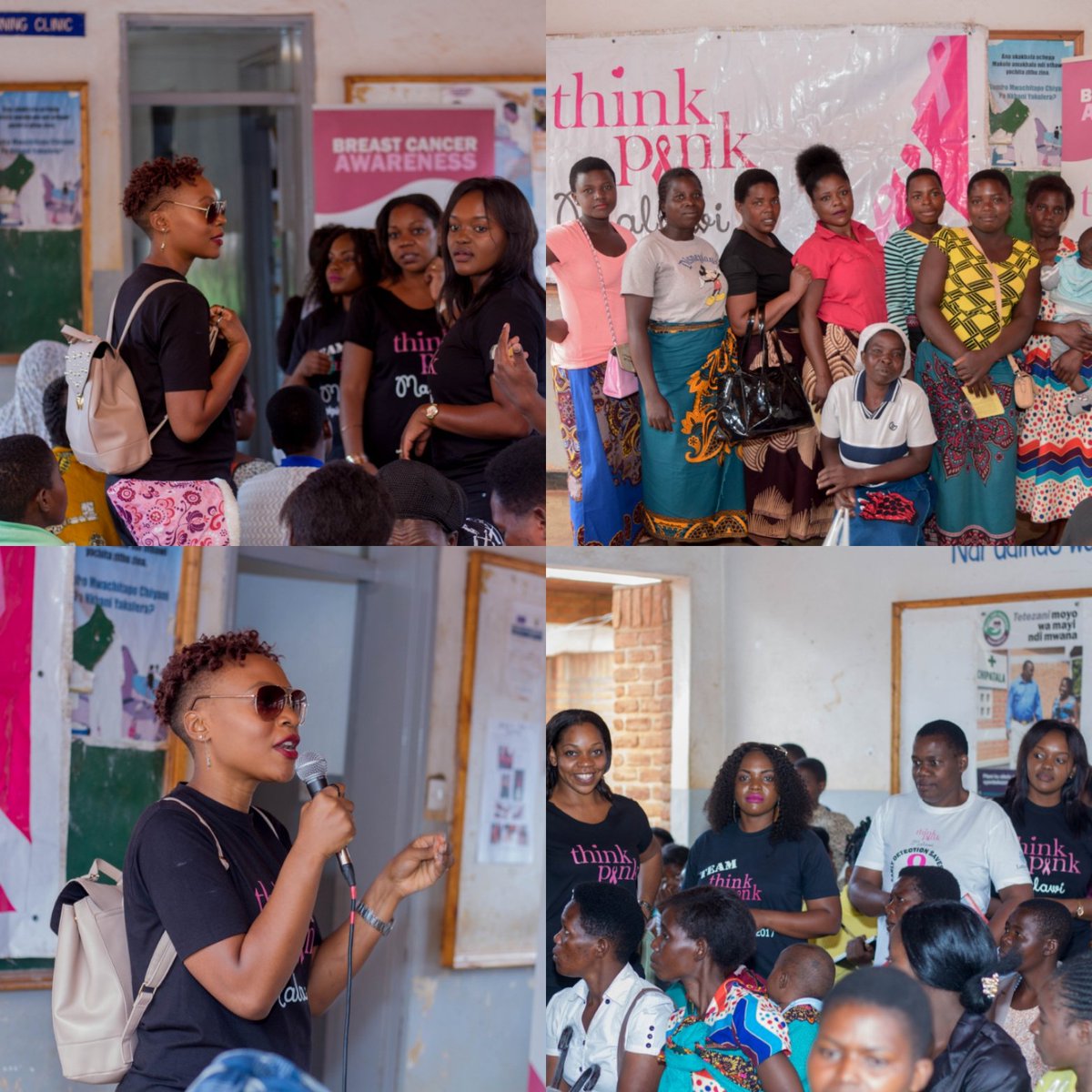 Think Pink Malawi was in Area 25 health centre on an IWAM funded reproduction cancer awareness campaign. 271 women were in attendance, 191 women had free pap smears, HIV test and breast examinations. Well done Think Pink Malawi! #Earlydetectioniskey