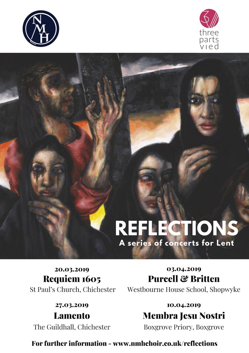 NMHchoir's tweet photo. Reflections: A concert series for Lent

Outstanding instrumentalists @threepartsvied and singers performing powerful and evocative music in beautiful surroundings

Full details and tickets: https://t.co/6TmC5mSnqR https://t.co/W4FDvr3LHu
