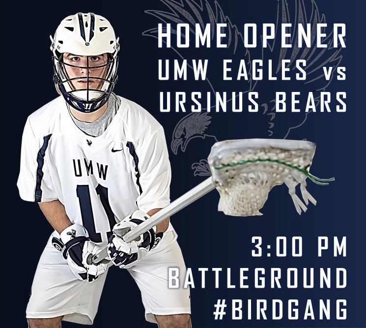 UMW_Lax's tweet photo. GAMEDAY! #UMWmlax takes on @UrsinusMLAX today - 3 PM on the Battleground @warriorlax @UMWathletics @MaryWash @CACsports https://t.co/R89Y4fzj30