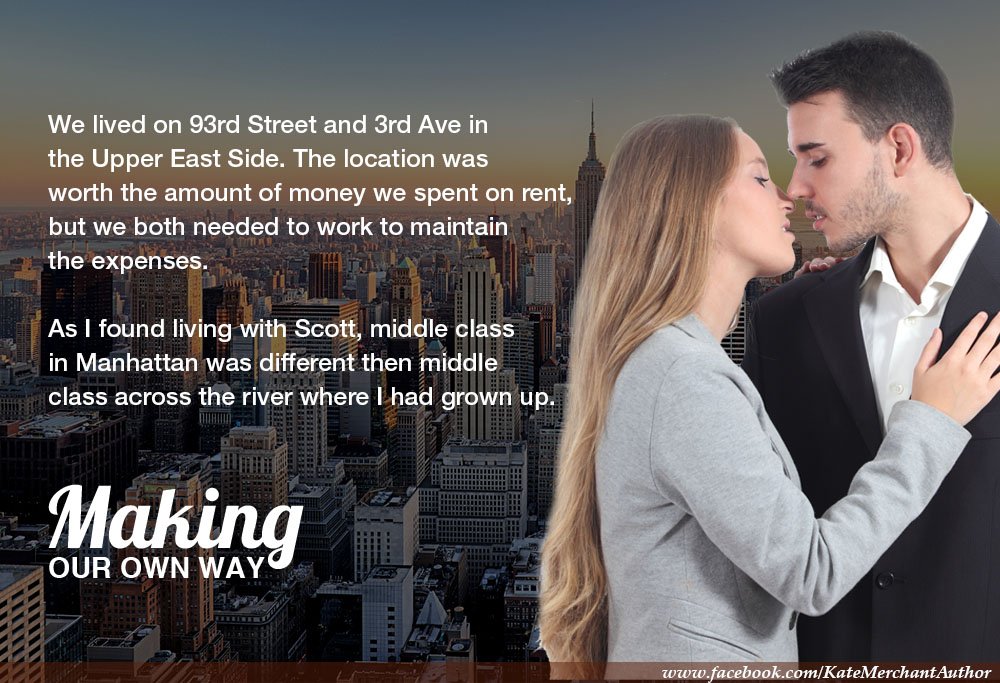 kemerchant's tweet photo. Does love conquer the Great Recession? Read Kate Merchant's new novel "Making Our Own Way". https://t.co/0THLnzkXdP #amwriting #novel #makingourownway #romance #romancenovel https://t.co/zMNqvcVhiM