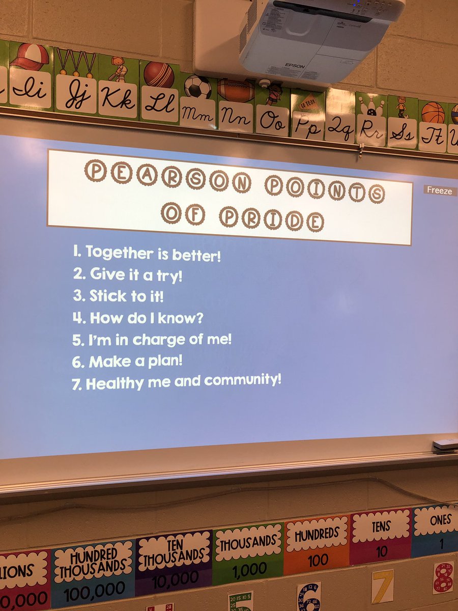Ms_Klein_'s tweet photo. Pioneers share out our 7 Points of Pride, then each group worked together to create a short skit about their Pearson Point of Pride. #pioneersettlements https://t.co/JUiIIN5usU