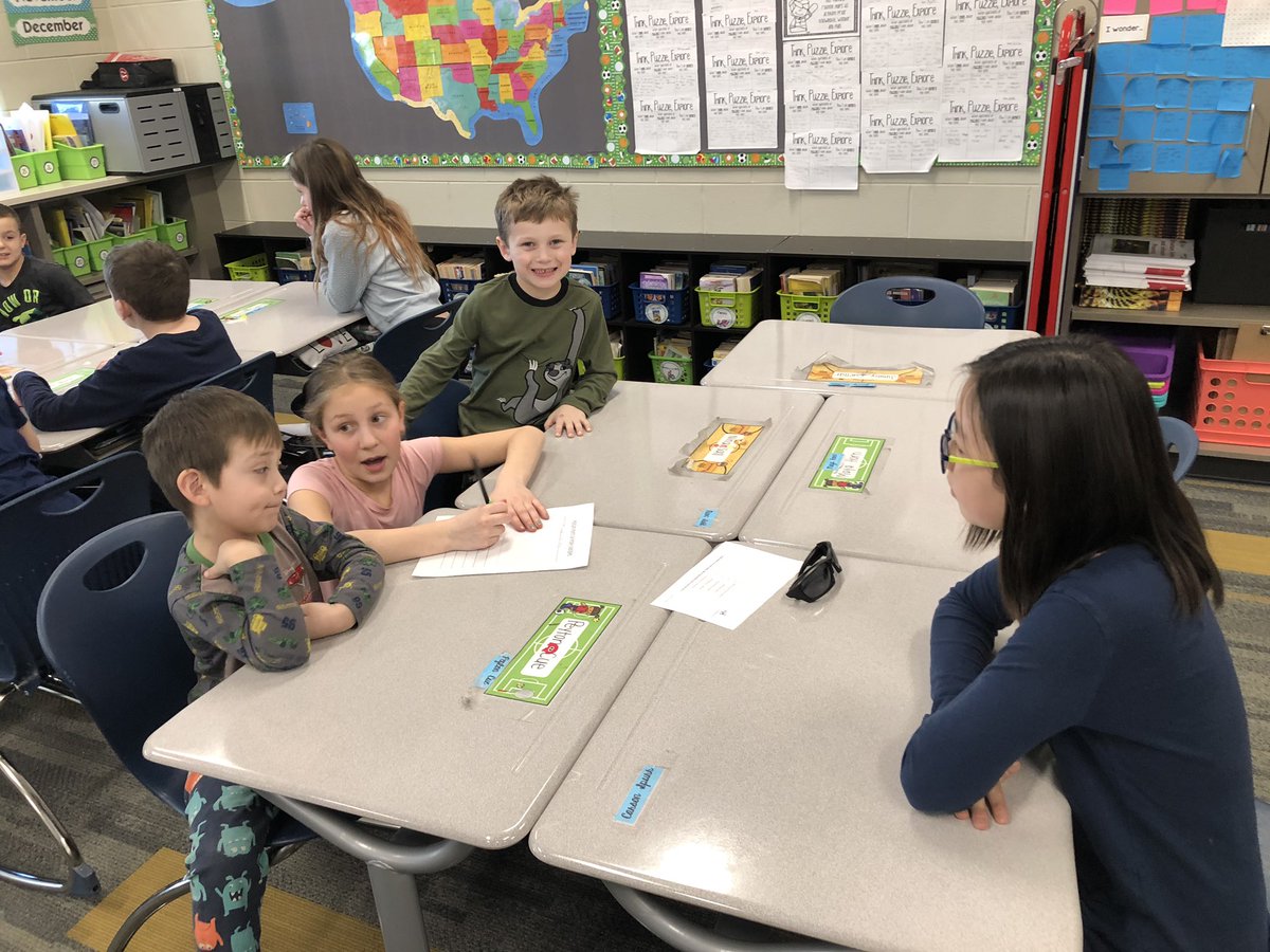Ms_Klein_'s tweet photo. Pioneers share out our 7 Points of Pride, then each group worked together to create a short skit about their Pearson Point of Pride. #pioneersettlements https://t.co/JUiIIN5usU