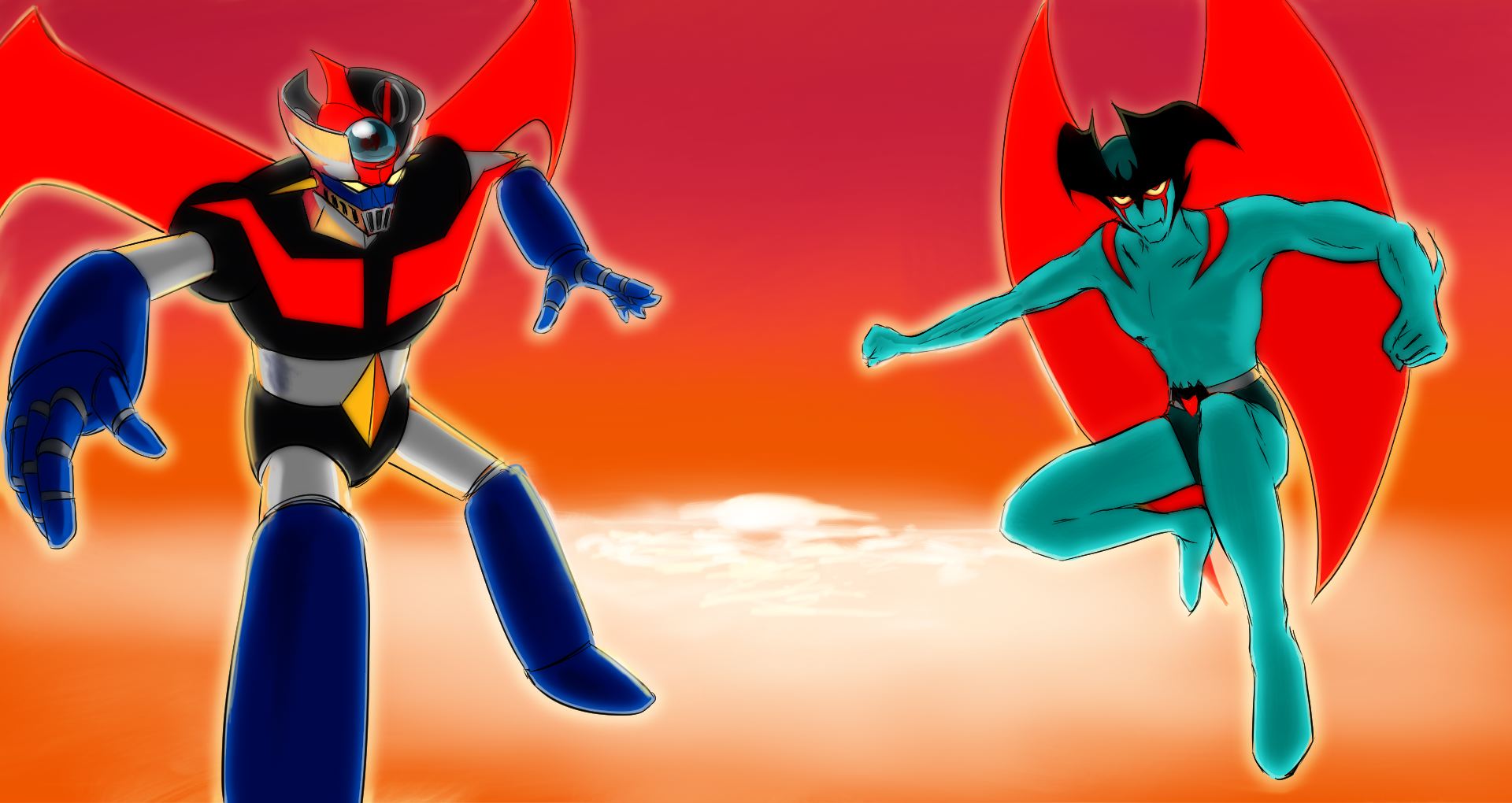 Misc على تويتر マジンガーzデビルマン 角 つの 作画監督の角田紘一を偲んで オレンジ この作品が映像デビューのトロスd7 ダイナミックプロ作品版深夜の真剣お絵描き60分一本勝負 マジンガーz デビルマン マジンガーz対デビルマン ロボガ ロボットガールズz