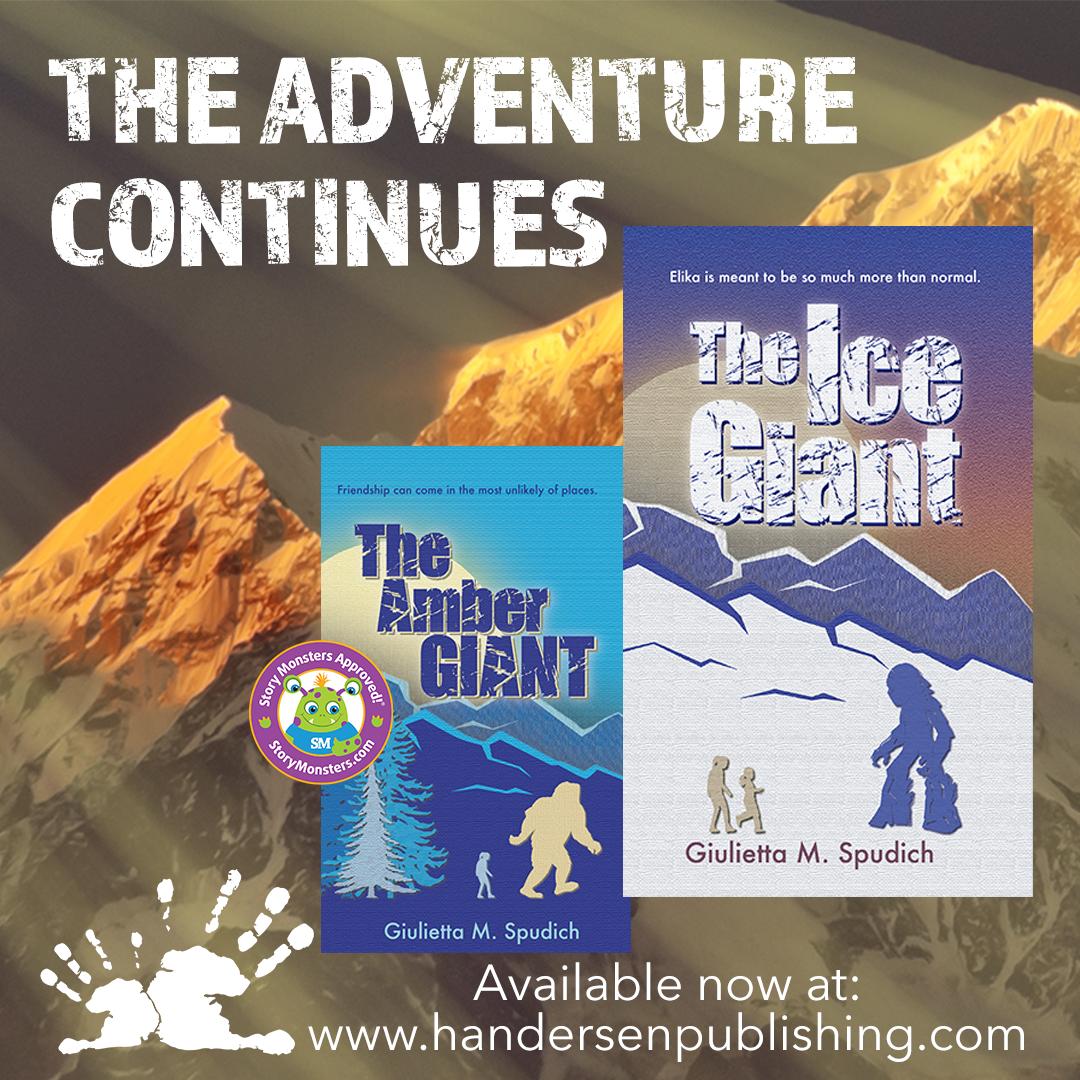 HandersenPub's tweet photo. Visit the glaciers of Iceland in this #NewRelease by @spudichpen #TheIceGiant. Part of the #GiantSeries. #chapterbooks #kidslovebooks #readingrocks https://t.co/l4irIOuS9f