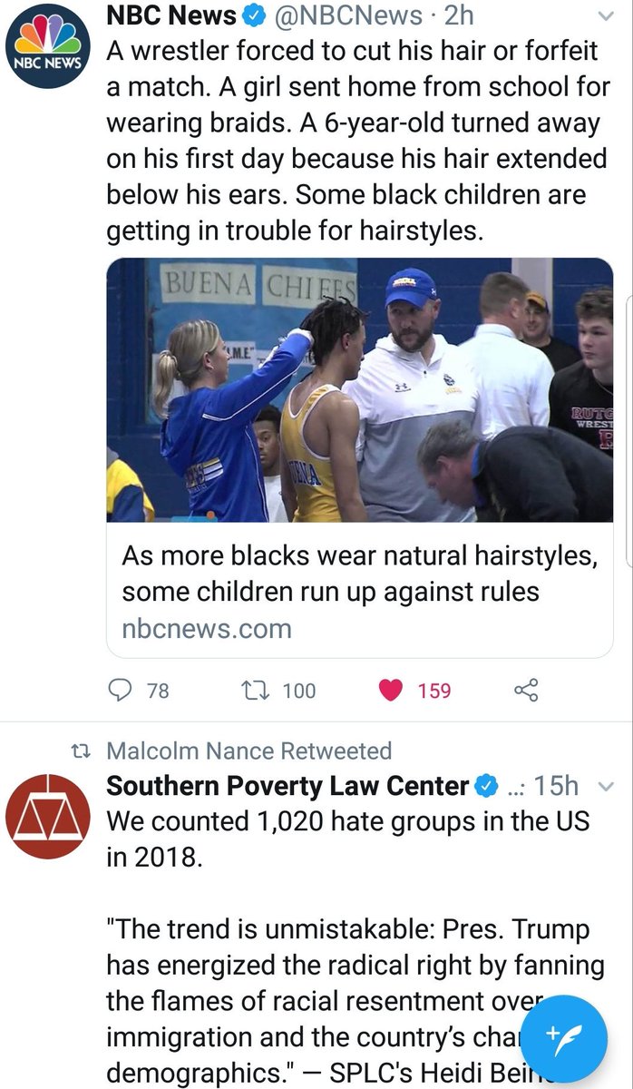 BaccusThom's tweet image. Trump has made America a safe-space for violent hate-mongering which makes all of society that much more oppressive and abusive to children of color in general.

#streamsync