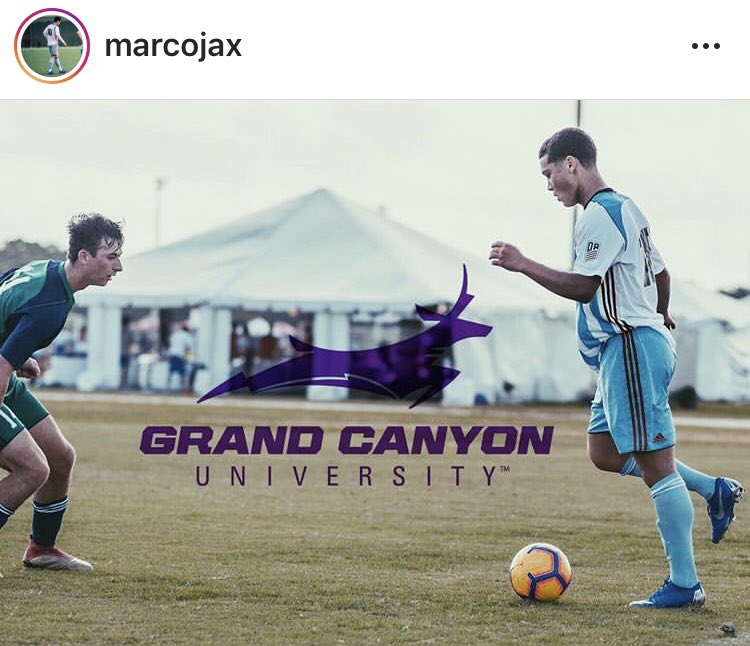 Congratulations to #ForceAcademy u19 player Marco Jaques who has committed to Grand Canyon University to play D1 soccer. Well done Marco hard work pays off. 👏