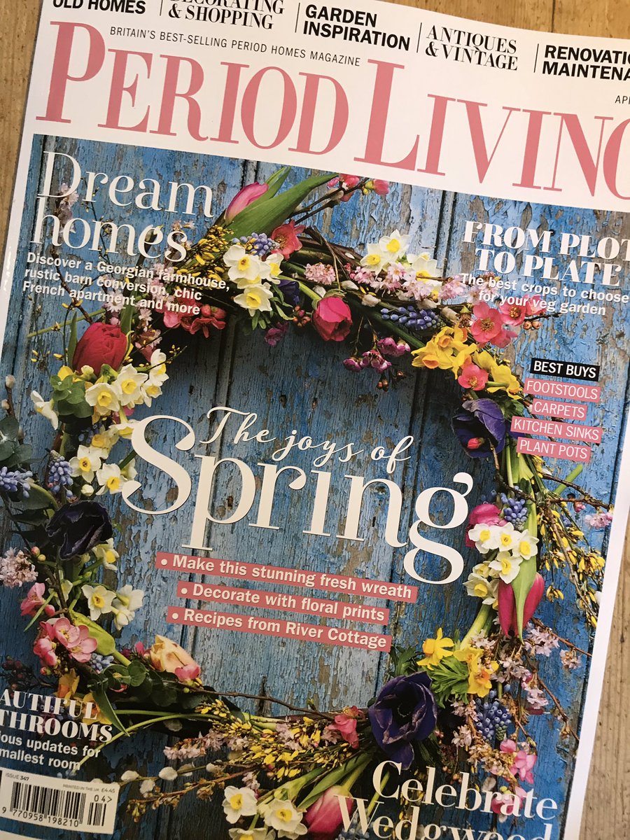 Marc_Allum's tweet image. Feels like Spring today and the new edition of @PeriodLivingMag is out! Read all about Wedgwood in my latest article. Much more too....