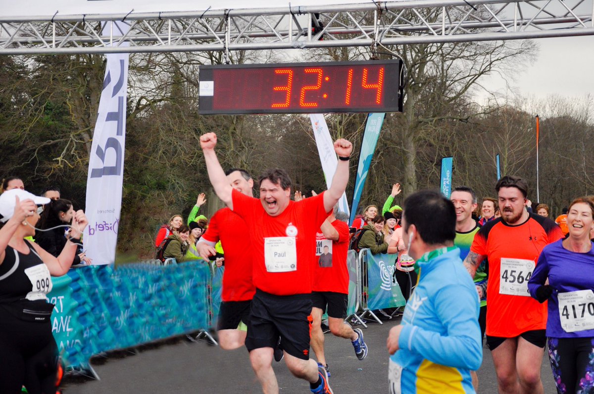 Ecstatic with joy , I got to share it . Well done Paul #OperationTransformation #5k #pheonixpark #karlhenry #paulleader #happinessisrunning