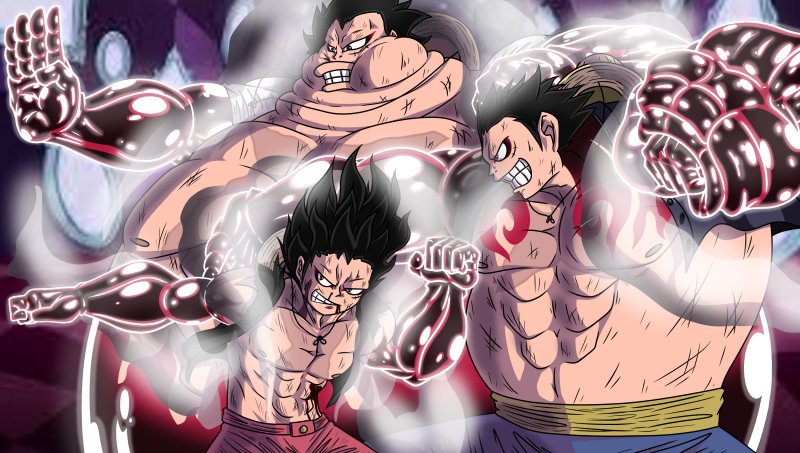 Sunog Dragon I Drew All Of Luffy S Gear 4th Transformation Unless They Plan To Make Another Transformation For Him In Gear 4th Qwq Onepiece Luffy Luffygear4 Gear4 Bounceman Tankman Snakeman Snakes
