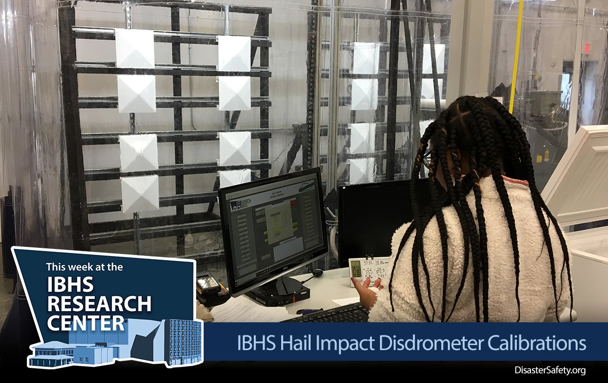 ibhshailstudy's tweet photo. It has begun! Researchers are preparing for 2019 #hail field research by calibrating impact disdrometers this week at the IBHS Research Center. Stay tuned for more: https://t.co/cqEMWdO0P5 #IBHSHail19 https://t.co/tiew14uQaH