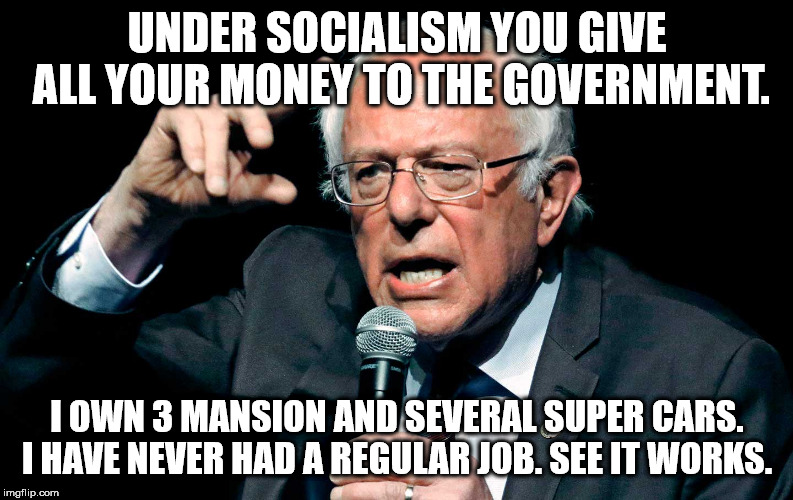 #BurnTheBern
@SenSanders
Is preaching his #Communist #Socialist agenda
He wants to control every aspect of your life
Only ones who prospure under socialism are government officials
Ask him to comment on #Venezuela
#SocialismKills
@AOC is his minion
Inquiring Minds want to know
