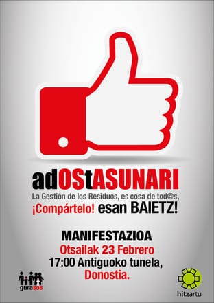 LegorretaSortu's tweet photo. Egun ederra Donostian paseotxo bat emanez errauskailu zatar honen paretei arrakalatxo bat egiteko!!#gurasos # https://t.co/bnC06EqGfe