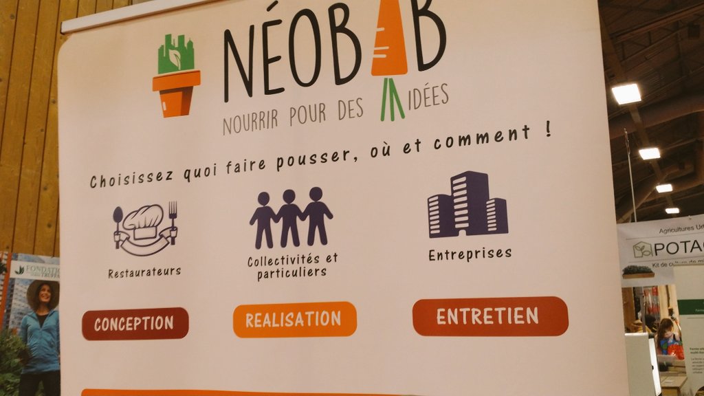 AFAUP_Asso's tweet photo. Venez découvrir Vincent de @Neobab_SAS pour des espaces potagers urbains clés en main #agricultureurbaine #SIA2019 https://t.co/821GUGarHU