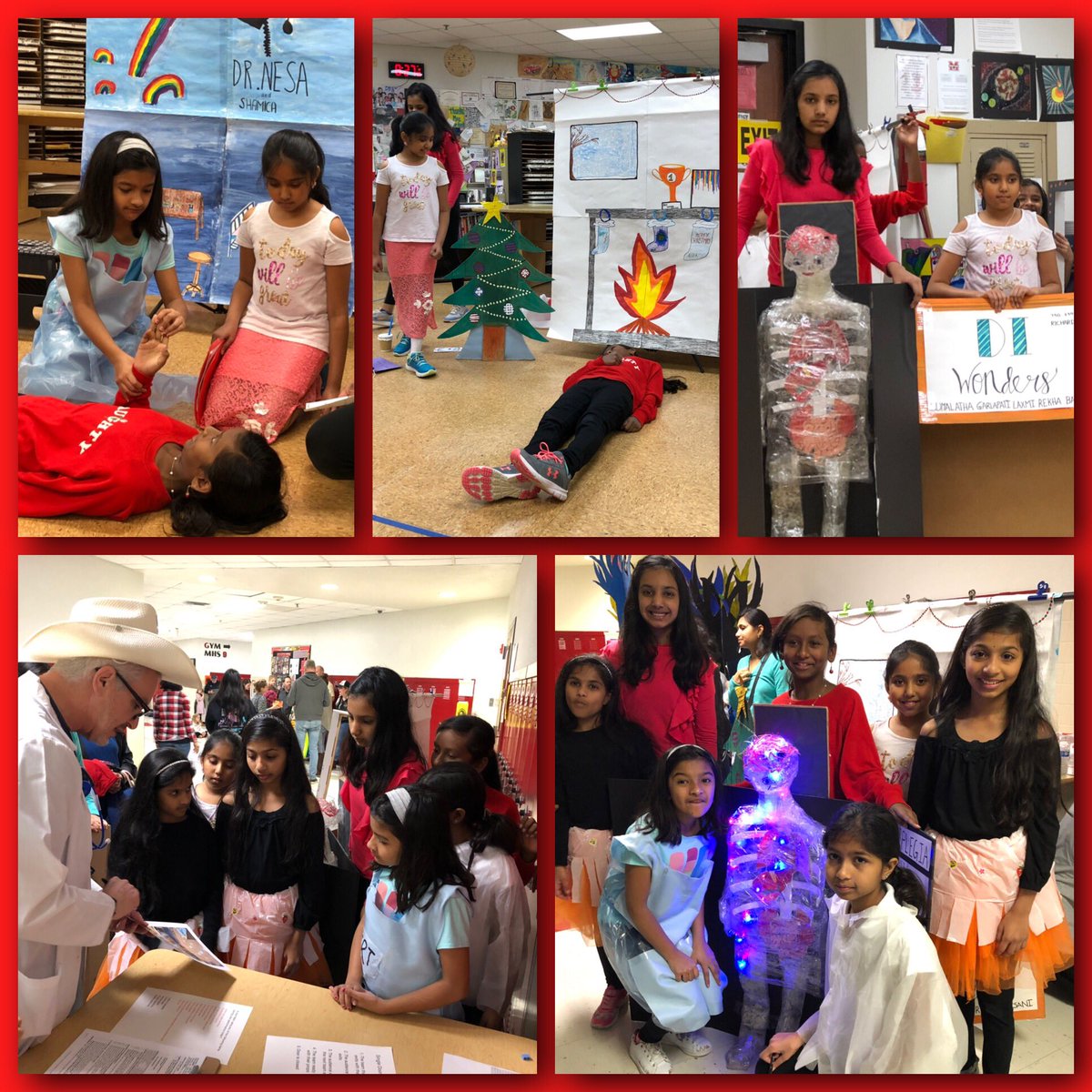 MayV1's tweet photo. #Proud of these @NetZeroLee girls solving a medical mystery #DestinationImagination It was amazing creativity in action for sure! https://t.co/hQVVYLrSMw