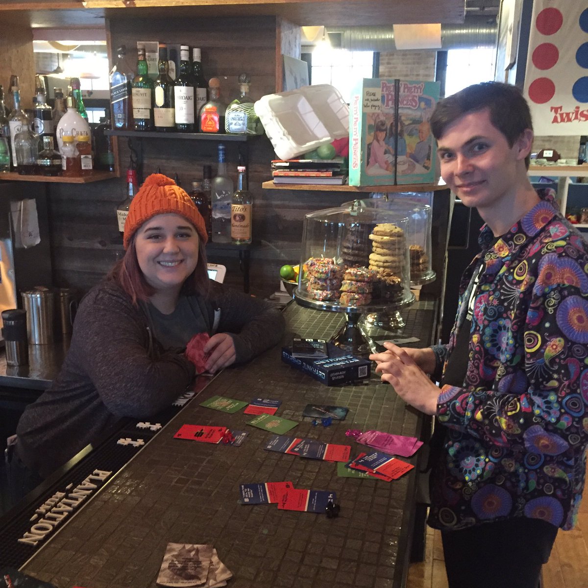 Starshipjunker's tweet photo. @PiecesSTL now has a copy of Starship Junkyard in the shelves. Ask Allyssa or Henry for some help learning it. You’ll have a howling good time! https://t.co/mfC5ZIKVnG