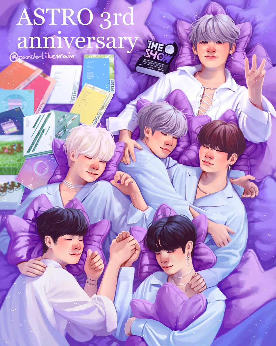 PandaLikesRain's tweet photo. #ASTRO3rdAnniversary #astrofanart #아스트로 https://t.co/Sb8eRIFQ3D
