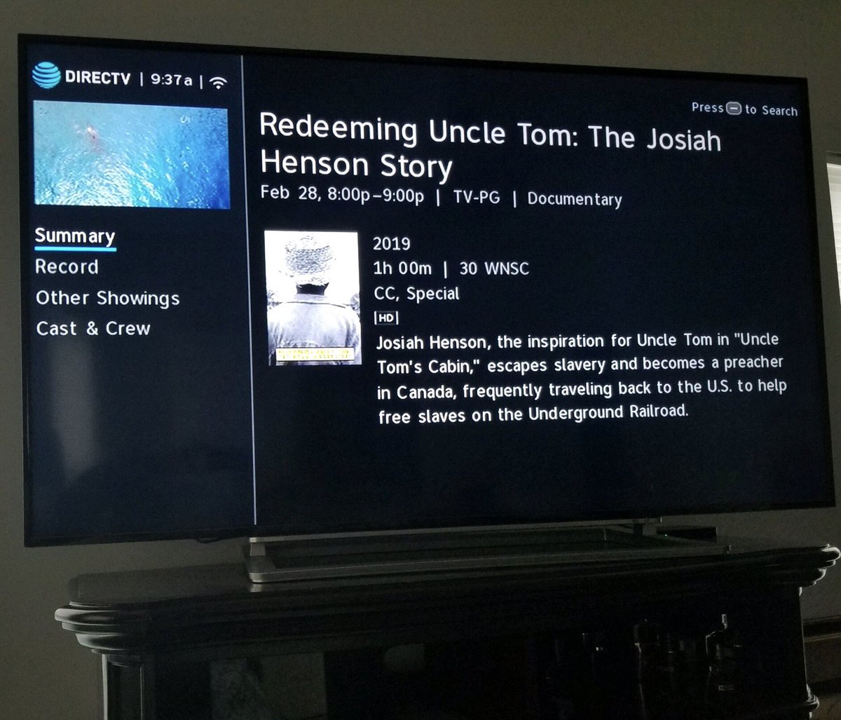 daredivamia's tweet photo. Hey Family &amp; Friends, in the Charlotte, NC area. Set your tv’s to watch and record the film about my 4x Great-Grandfather, Josiah Henson. It airs on Thursday, February 28th at 8 pm. https://t.co/1l6R5f9gHM