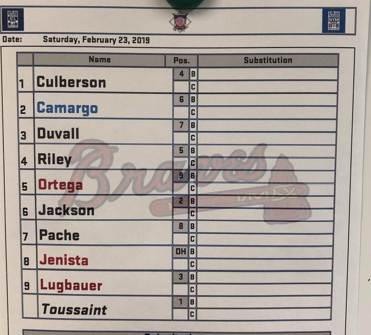 Atlanta Braves tweet media