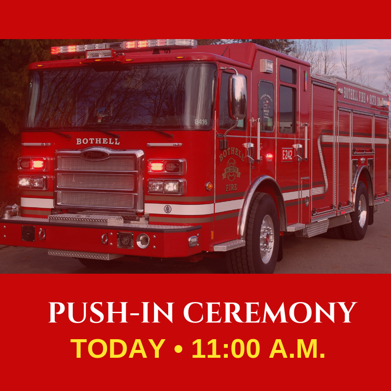 BothellFire's tweet photo. Today's the BIG day! Join us at the Downtown Fire Station at 11am to celebrate the arrival of our new fire engine #PushInCeremony #BothellFire https://t.co/AWBTsfvTAn π https://t.co/YSzrzJb3SY