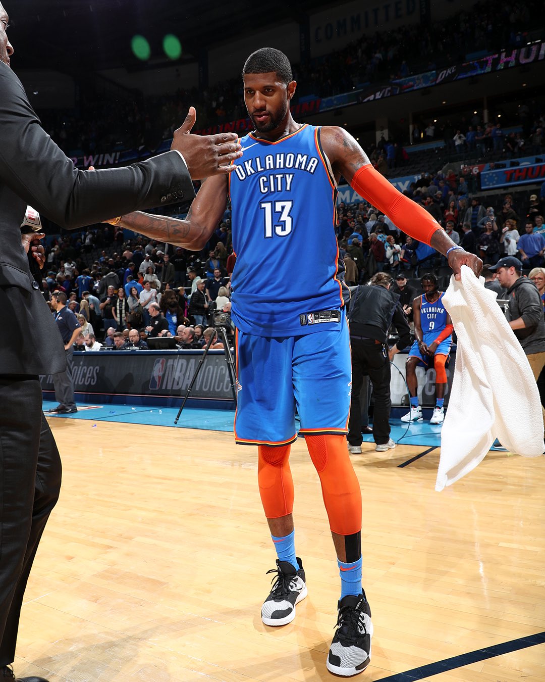 Paul george wearing pg clearance 3
