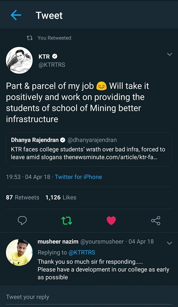 yoursmusheer's tweet photo. @KTRTRS @trspartyonline @TV9Telugu @KTRoffice @TelanganaCMO @RaoKavitha 
@NtvteluguHD @dhanyarajendran
Hello sir,
It's already a year when you tweeted and replied for our problems we were facing. you said it's your responsibility
There is no progress
 #savekukothagudem
#saveuceku https://t.co/9QB7SxaY7y