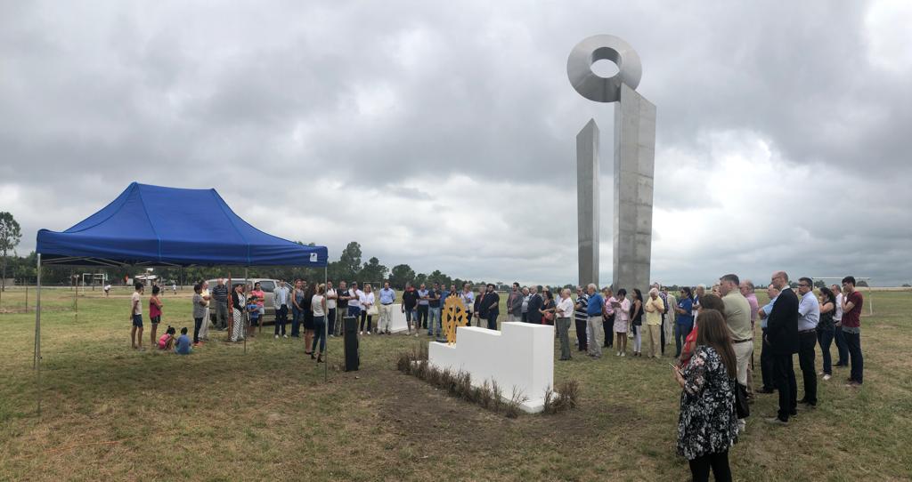 Rotary4815's tweet photo. #Ahora acto oficial inauguracion de la rueda rotaria por parte de #RotaryClubSierrasChicas en la #SemanaAniversarioR.I #Distrito4815 #SeLaInspiración https://t.co/0wcGIJz0aM