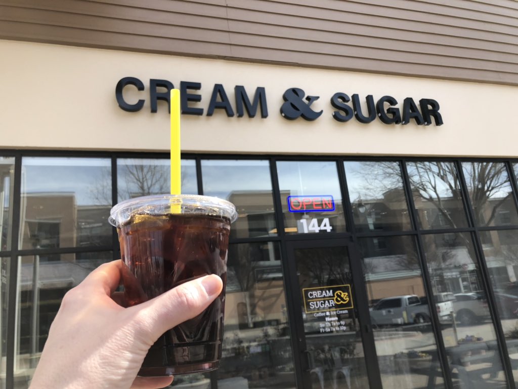 elevenkrause's tweet photo. #Coffee Adventure: checked out a new coffee shop in Allen, #CreamAndSugar Great #coldbrew https://t.co/0RLL3DjOXm