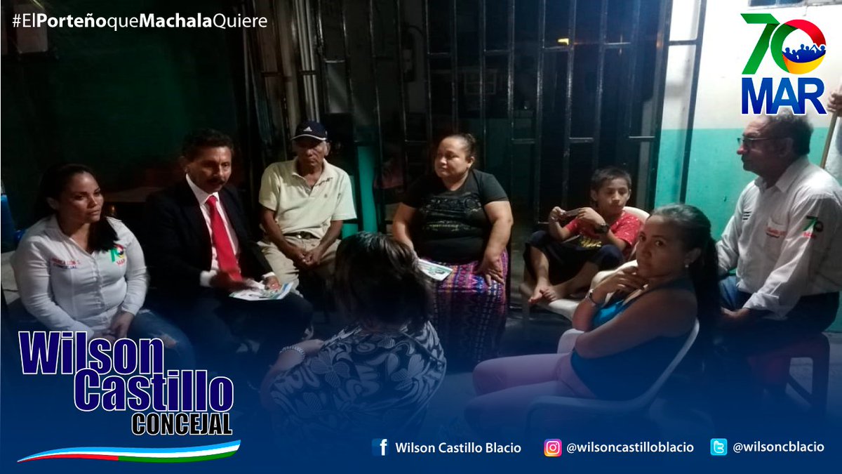 Recorrimos el Barrio Amazonas y la Autoridad Portuaria de Pto.Bolívar en donde pudimos dialogar con los moradores acerca de nuestro plan de trabajo que tenemos en conjunto con nuestro alcalde #JoséRosado y todo el equipo de concejales de la lista #MAR70.

#RosadoAlcalde