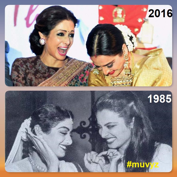 VintageMuVyz's tweet photo. #RIP #Sridevi🌹 #24Feb2018 #SrideviLivesforever
#Rekha #BollywoodFlashback #muvyz #muvyz022319 https://t.co/F7LOpo5wqY