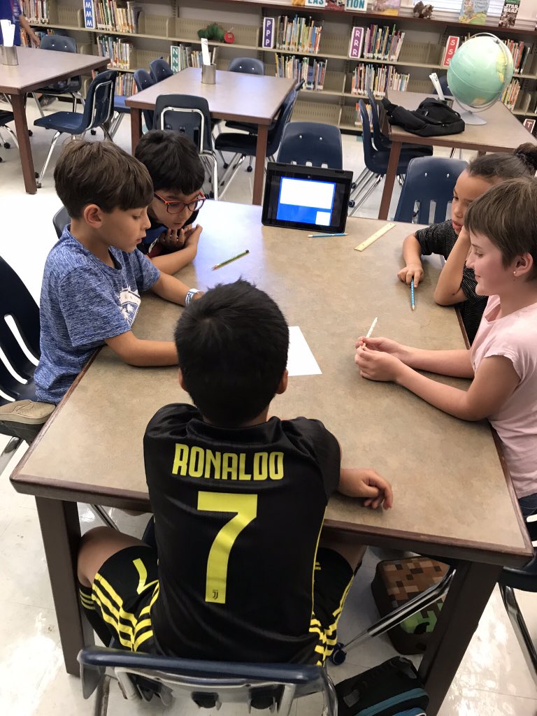 thomp6j's tweet photo. 2nd grade math bowl think tank!!!!  Getting ready for the big day! https://t.co/EuOzdX1CWF