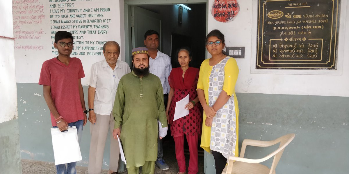 MamDholka's tweet photo. Random Inspection of polling booths n work of BLOs
મતદાર યાદી ખાસ ઝુંબેશ
Enlist n ensure your name on d voting list
#NO_VOTER_TO_BE_LEFT_BEHIND
#LokSabhaElections2019
@CollectorAhd @SDMDholka https://t.co/la6t6mNyhZ