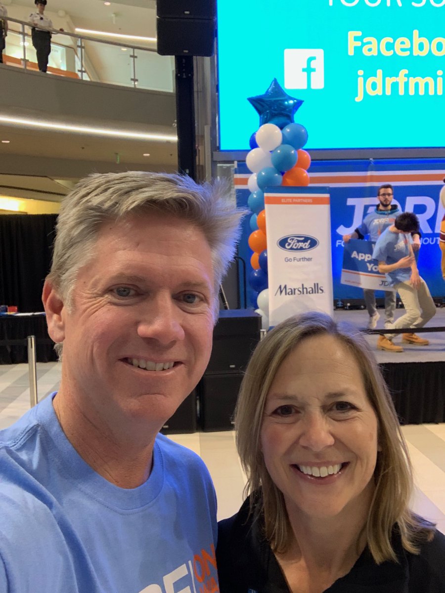 StOlafBaseball's tweet photo. MOA this morning to meet with families of recently diagnosed Type 1 diabetics. Ole Baseball’s ⁦@TommyMac03⁩ fights the battle every day.  $1.3 mil raised this morning for research. #T1D #JDRF https://t.co/76nWj5vpm1