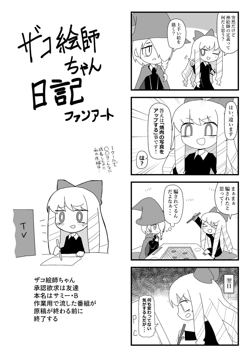 ザコ絵師ちゃんファンアート展 ザコ絵師ちゃんファンアート展