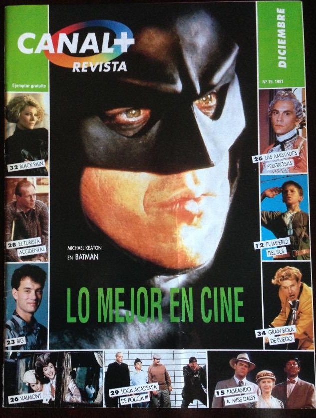 gencanalplus's tweet image. El mes de diciembre siempre fue un mes puntero en estrenos, digamos que era “nuestro regalo de navidad”. El 26 de diciembre de 1991 llego “Batman”