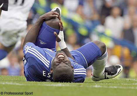 TFSyllabus's tweet image. Injuries have prevented Essien from completing a number of full seasons with Chelsea and he also missed the 2010 FIFA World Cup with Ghana.

Essien was a resilient veteran who face adversity head on in order to recover and resume his playing career. 

#ResilientEssien