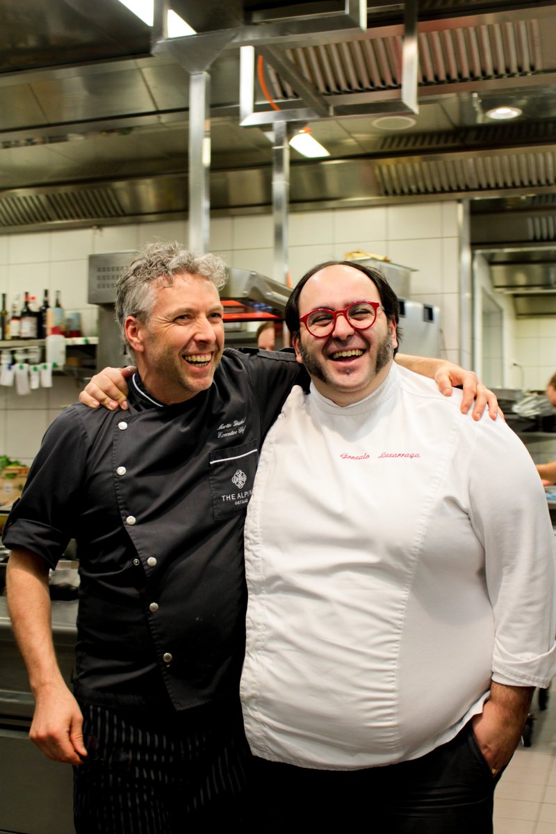 TheAlpinaGstaad's tweet photo. It was a real pleasure to have the Harry's Bar team over for a week. 🙏  #TheAlpinaGstaad #BeyondTheExpected #CulinaryWeek https://t.co/EO9AvhgTY1