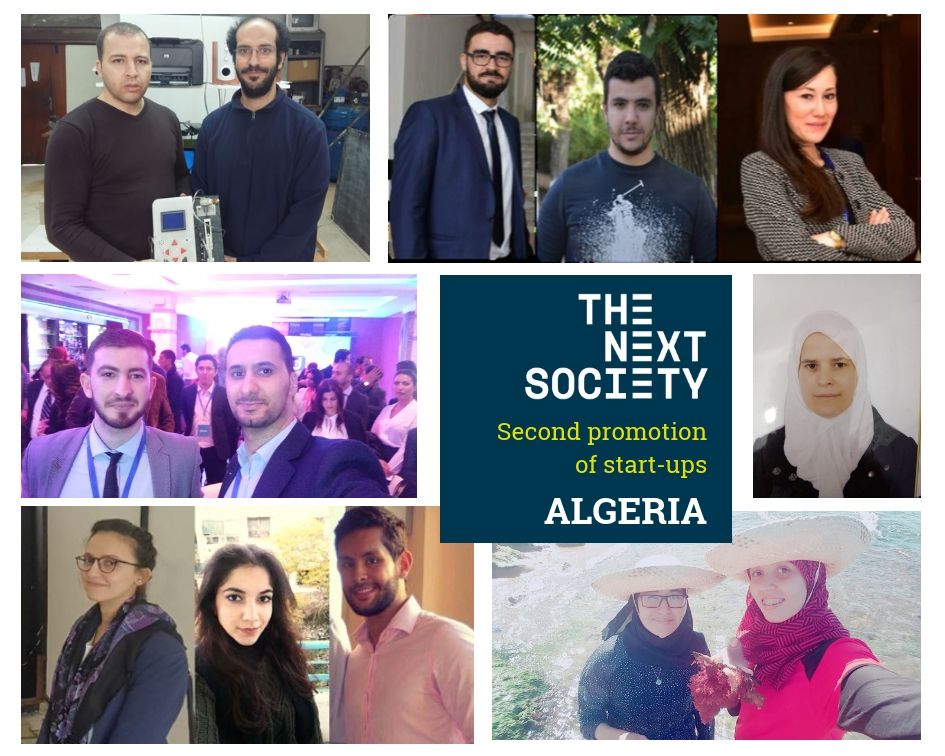 TheNext_Society's tweet photo. THE NEXT SOCIETY wants to warmly welcome @nkheyarcom, @AlgoAgar, @impilomed, @kitabquiz, @citylockeralgerie and @THEOFFICEINC! They recently joined the 2nd cohort of startups in Algeria! 
#WeAreTHENEXTSOCIETY #StartupBoosterTrack https://t.co/a5nZx5vxsK