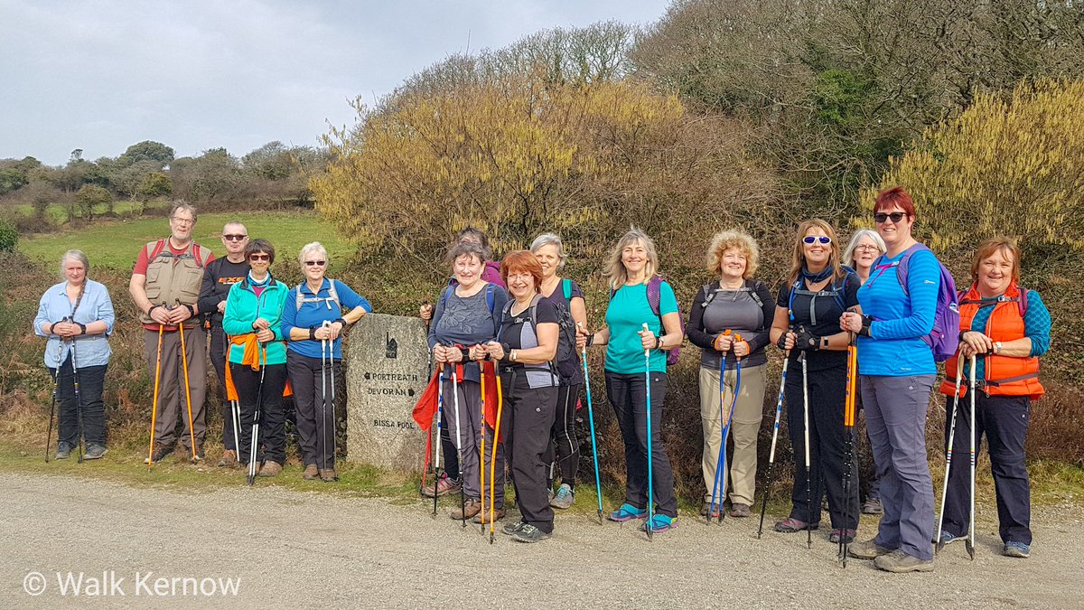 Walkkernow's tweet photo. What a lovely day Nordic Walking in the spring sunshine. Starting at Devoran and finishing in Portreath Nordic Walking from the South to North Coast. Well done to everyone who joined us!
#nordicwalking #Cornwall #walkinggroup #myexelpoles #lovewhereyoulive #BritNW #miningtrail https://t.co/KuPtDEnKtj