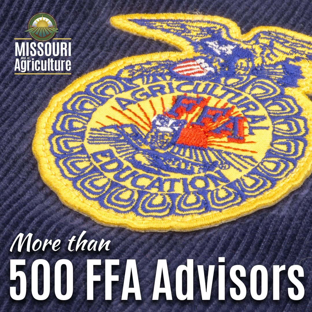 As we finish up #NationalFFAWeek, we know FFA wouldn't be the same without the more than 500 @MissouriFFA​ advisors that motivate and inspire our students. Thank you for encouraging the next generation of agriculturalists!
#beMORE | #empowerMORE | #MOFFA19