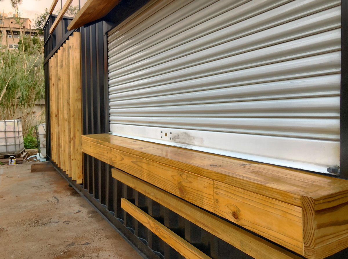 ContainerzLB's tweet photo. Modifications done by : containerz 40ft container Project #Beirut #lebanon #containerz #containers https://t.co/az2StPjUNj