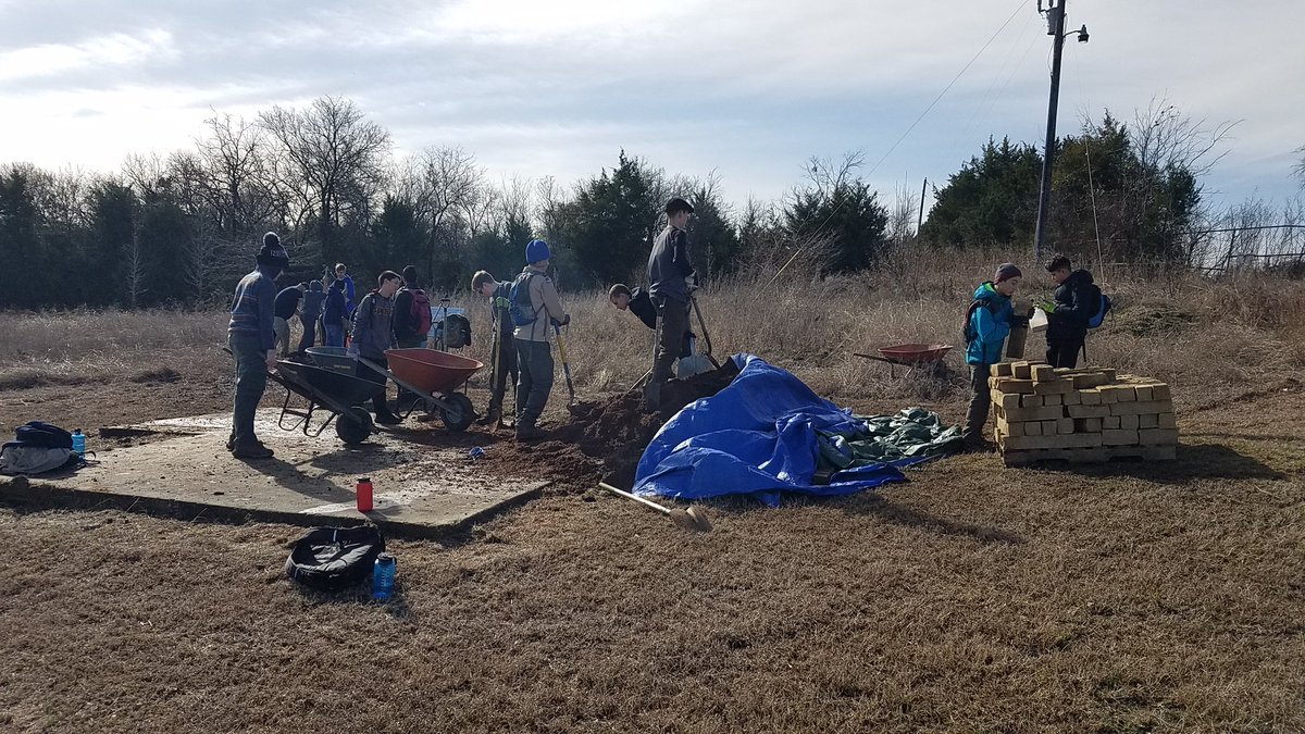 Troop298's tweet image. Now this is a nice service project! Blazing a trail. #Troop298