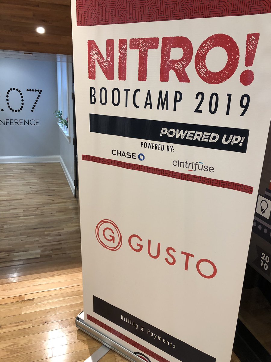 StartupCincy's tweet photo. B/c most employees prefer to get paid, @GustoHQ can streamline a company’s payroll process making it easier to focus on the business. Thanks for giving #NitroBootcamp access to your platform! #StartupCincy https://t.co/9pI3ASMaZU