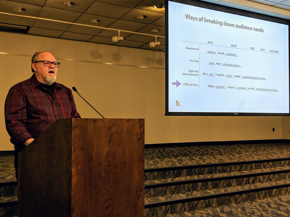 WIAD_AnnArbor's tweet image. .@mikeosswald on ways of breaking down audience needs. #DesignForDifference #WIAD19 #A2WIAD