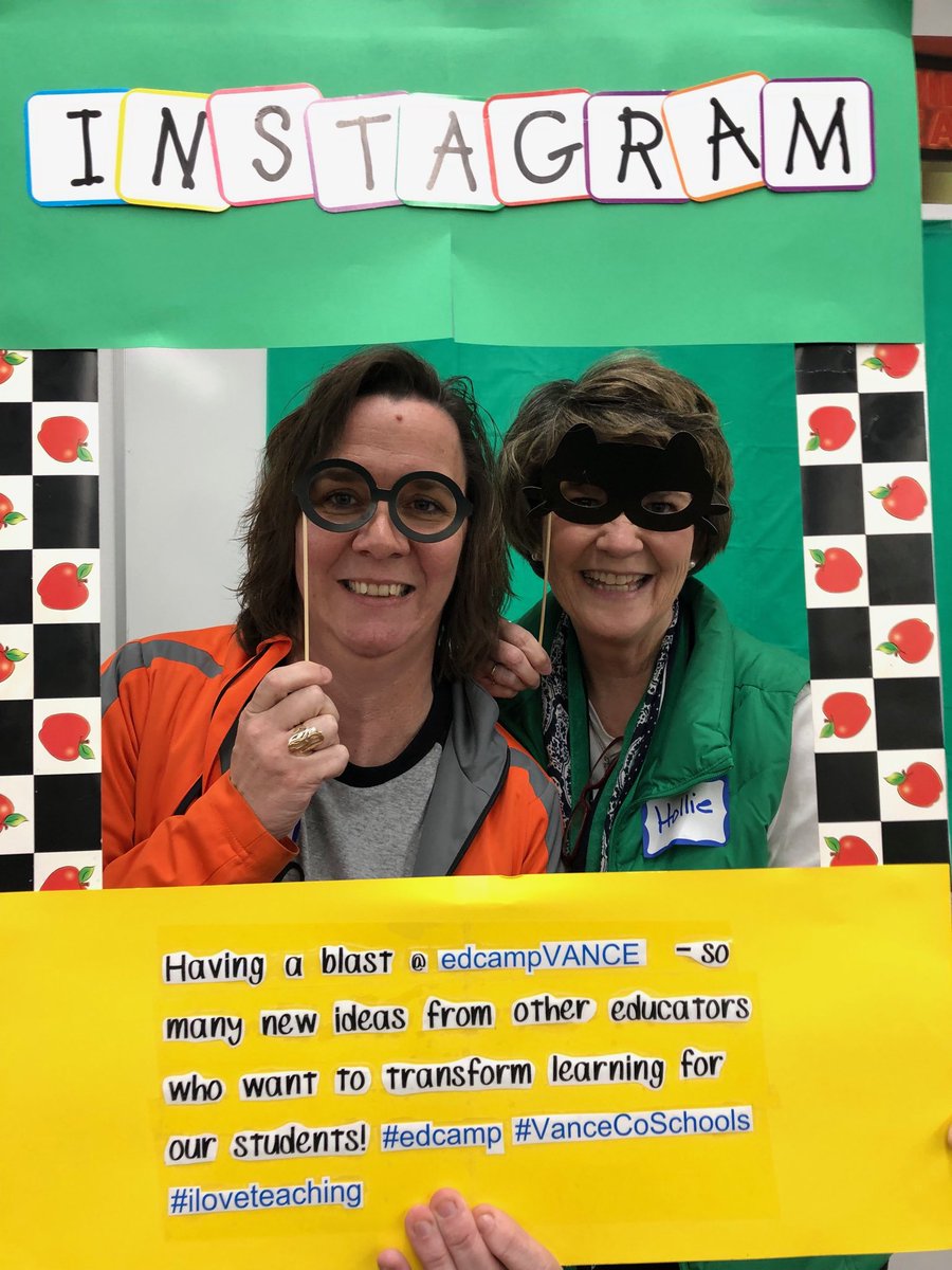 hbp83's tweet photo. #edcampvance  Aycock staff playing  dress up https://t.co/IS1nfm5VAR