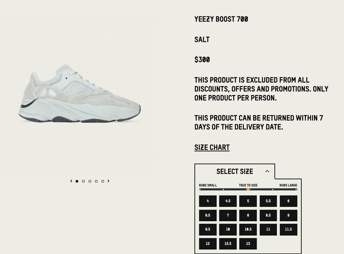 yeezy salt restock