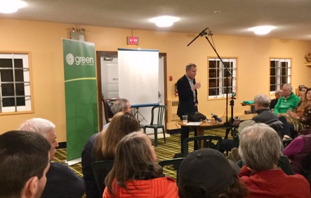DavidMerner's tweet photo. Thanks to everyone who came out on Thursday night to the Metchosin Golf and Country Club to discuss the 2019 election. Great conversation and thoughtful questions. This is going to be a fun campaign!  #ESSGreens https://t.co/9W0lNEOVyp
