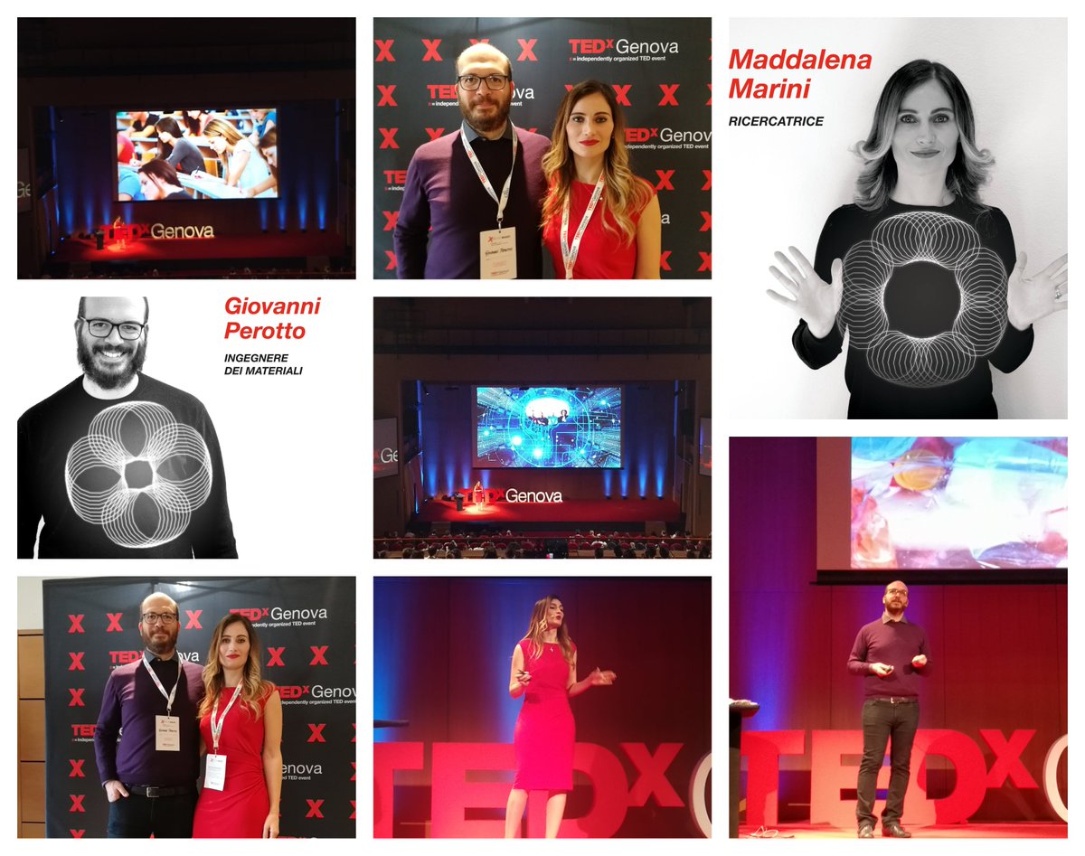 IITalk's tweet photo. I nostri Giovanni Perotto e Maddalena Marini speaker al @TEDxGenova 2019 - ❌ kind of magic ✨🚀@PortoAnticoGe #SmartMaterials #RacialBias https://t.co/kG5P4dks6h