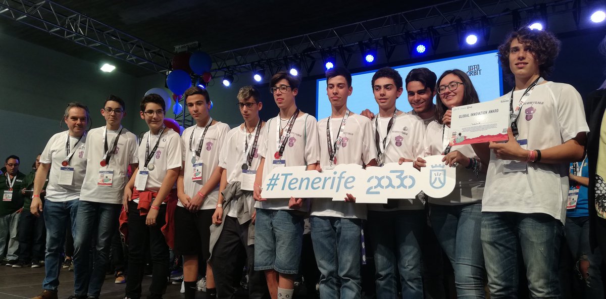 FLLCanarias's tweet photo. Seguimos con más premios a lo visto en #FLLCanarias19
Que el ritmo no pare🚀

🏆 Segundo premio al proyecto científico - Diver Transformer
🏆Primer premio al proyecto científico - Los volcanes Nazaret
🏆Global Innovation Award - Robotnik

#FLLCanarias19 #INtechTenerife https://t.co/C3Ad2yQfzW