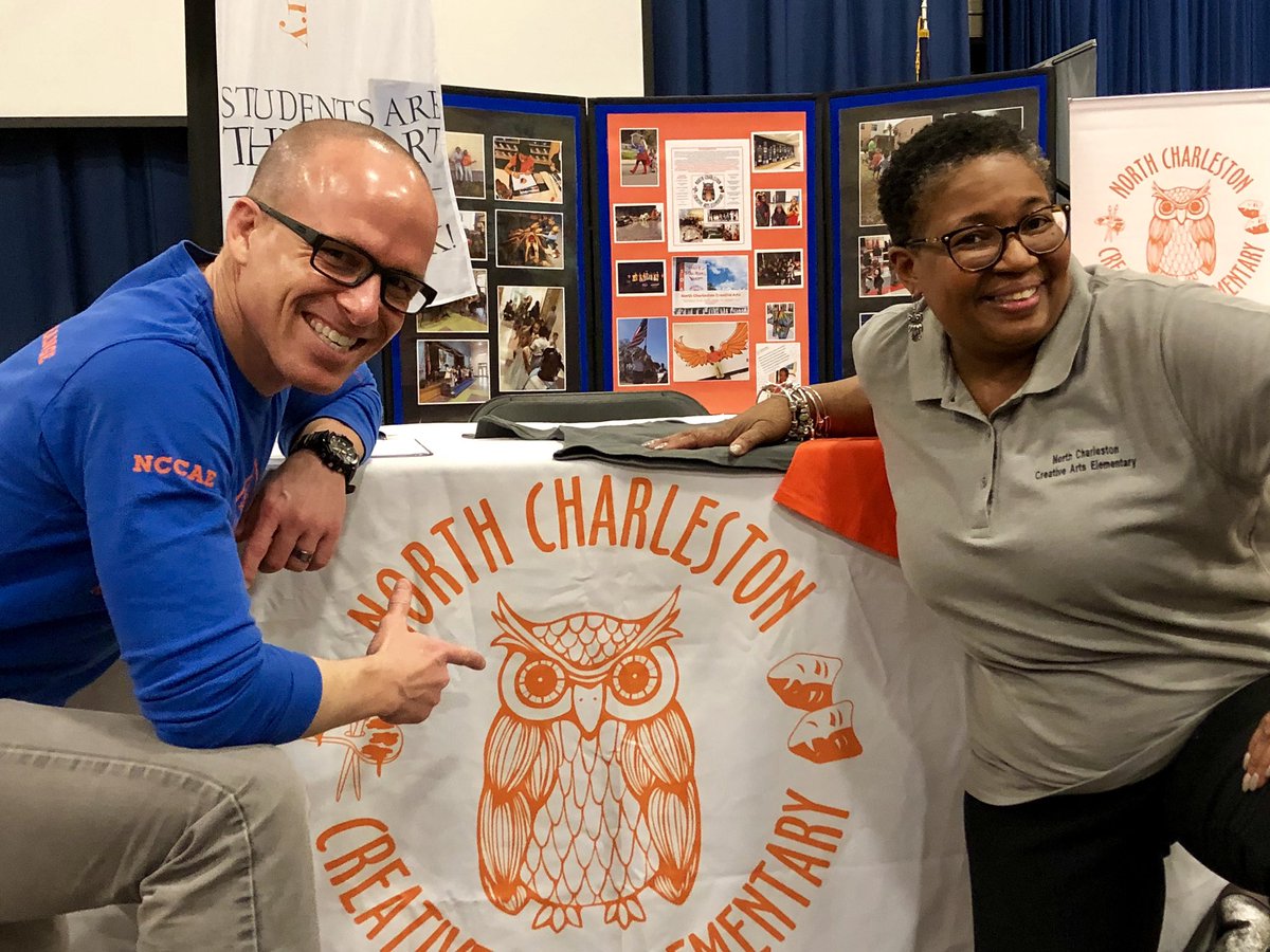 NC Creative Arts (@nccaelementary) on Twitter photo Dr Johnson and Mr Hansen are managing the droves of parents who have come out to hear about <a href="/NCCAElementary/">NC Creative Arts</a> at the 2019 CCSD School Choice Fair! <a href="/CCSDConnects/">CCSDConnects</a> #loveatNCCAE!🧡 Dr Johnson and Mr Hansen are managing the droves of parents who have come out to hear about <a href="/NCCAElementary/">NC Creative Arts</a> at the 2019 CCSD School Choice Fair! <a href="/CCSDConnects/">CCSDConnects</a> #loveatNCCAE!🧡